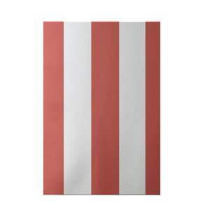 Caymen Stripe Print Seed Indoor/Outdoor Area Rug