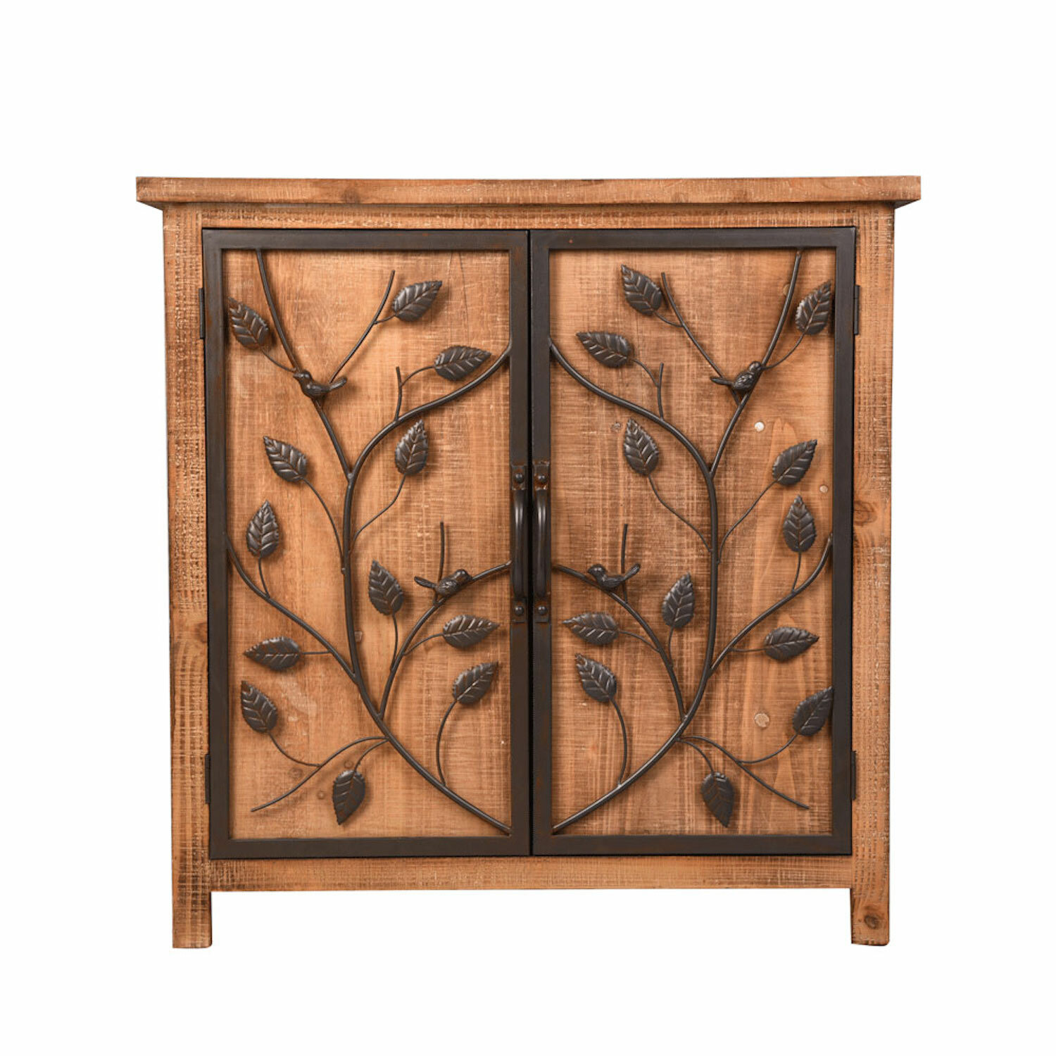 World Menagerie Haas Metal Frame 2 Door Accent Cabinet Wayfair