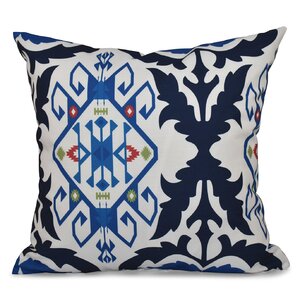Oliver Bombay Medallion Geometric Outdoor Throw Pillow