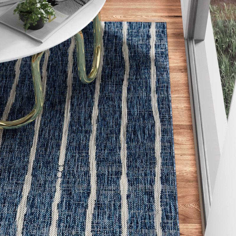 Woven Striped Outdoor Rugs Rugs The Home Depot