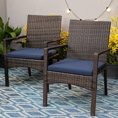 abrahamic stacking patio dining chair three posts