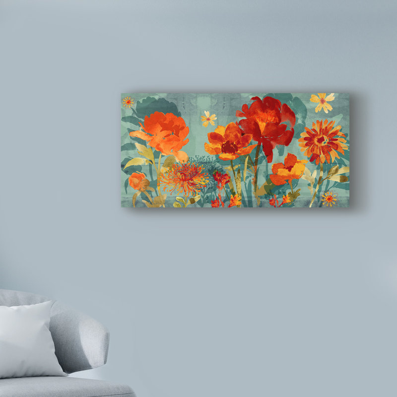 Charlton Home Watercolor Silhouette Acrylic Painting Print On