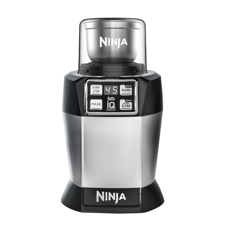 grinding coffee with ninja