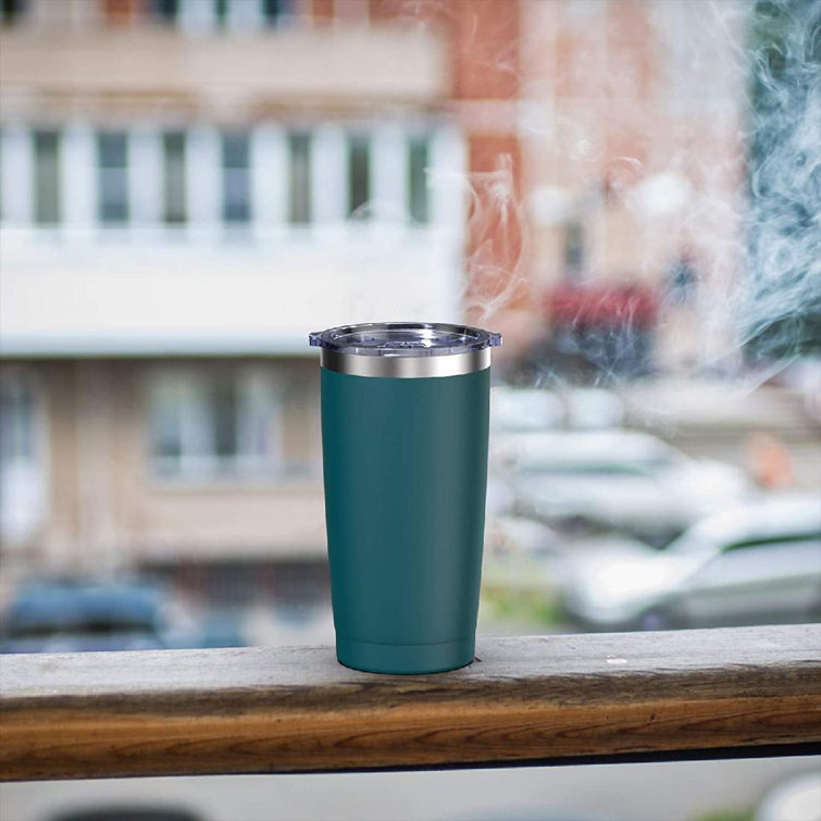 Stainless Steel Coffee Tumbler Vacuum Insulated Travel Mug with Splash Proof Lid 