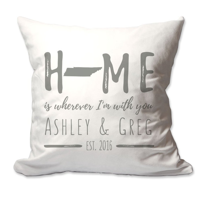 East Urban Home Personalized Tennessee Home Is Wherever I M With