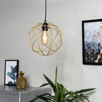 28cm Dia Beige Velvet Rose Gold In Dual Shade Modern Ceiling Pendant Lamp DECOR 
