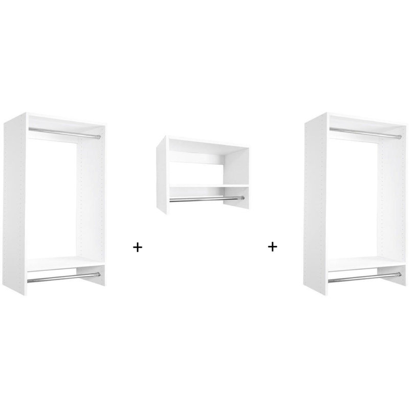 Rebrilliant Cobb 84 W Organizer Closet System Wayfair