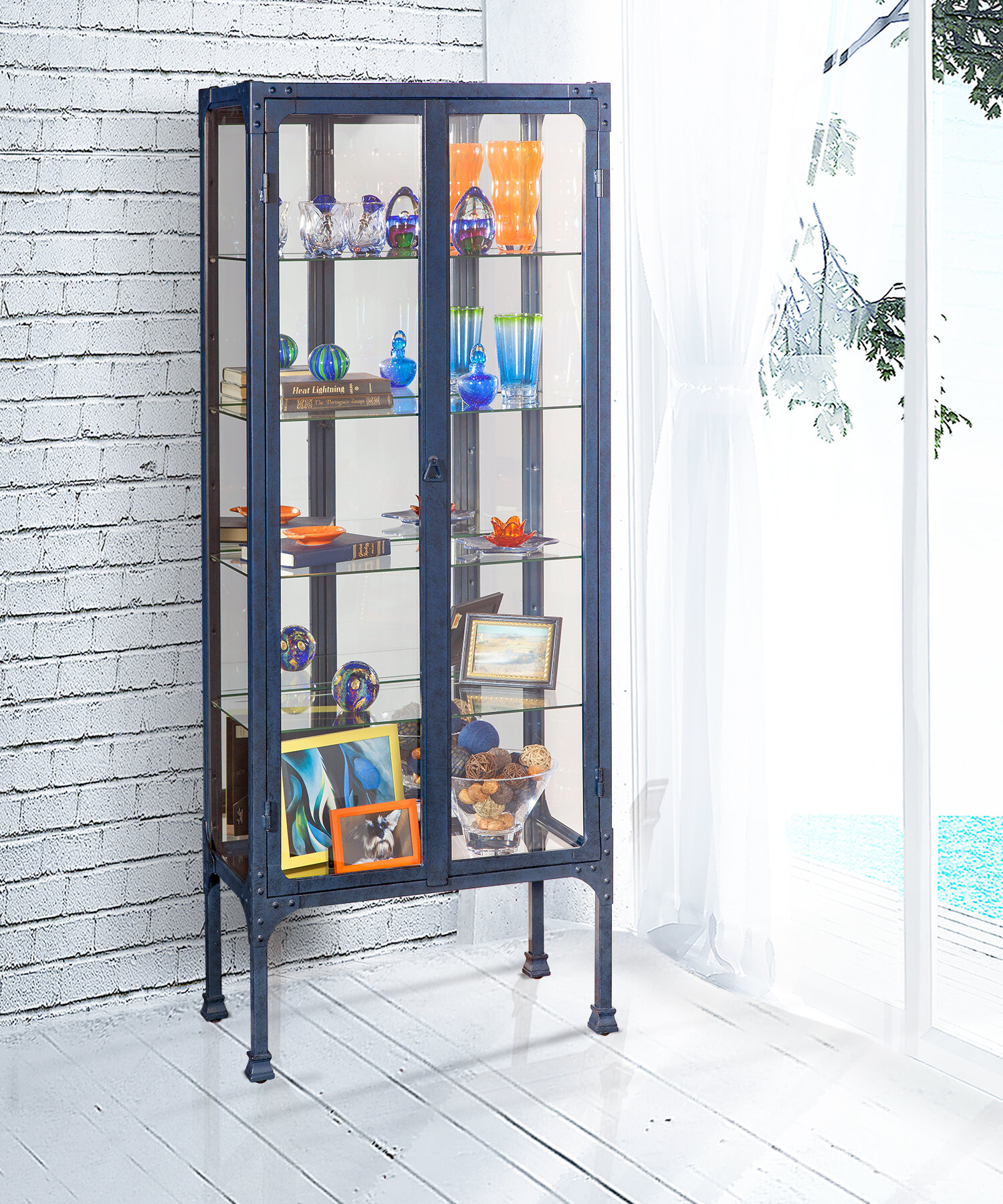 glass cabinet for toys