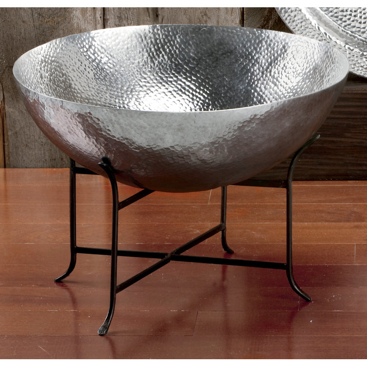 Kindwer 2 Piece Massive Hammered Aluminum Serving Bowl Set Wayfair