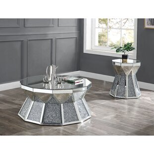 Hedda 2 Piece Coffee Table Set by Andrew Home Studio