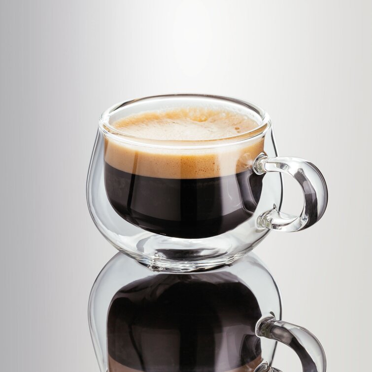 wayfair.co.uk | Double Wall 75 ml Espresso Cup (Set of 2)