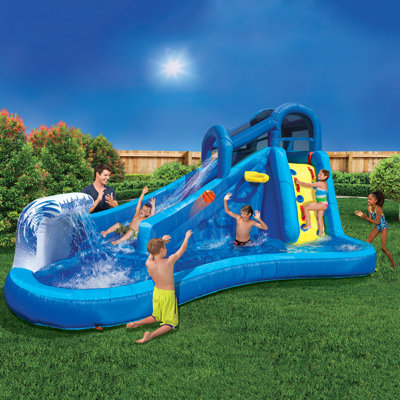 127' x '173 bounce house with water slide and air blower
