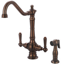 Farmhouse Country Oil Rubbed Bronze Kitchen Faucets You Ll Love In 2021 Wayfair