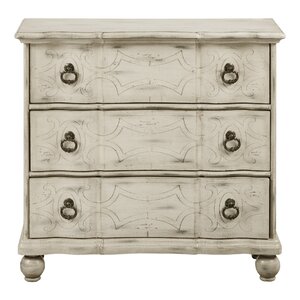 Pergamon Scroll 3 Drawer Accent Chest