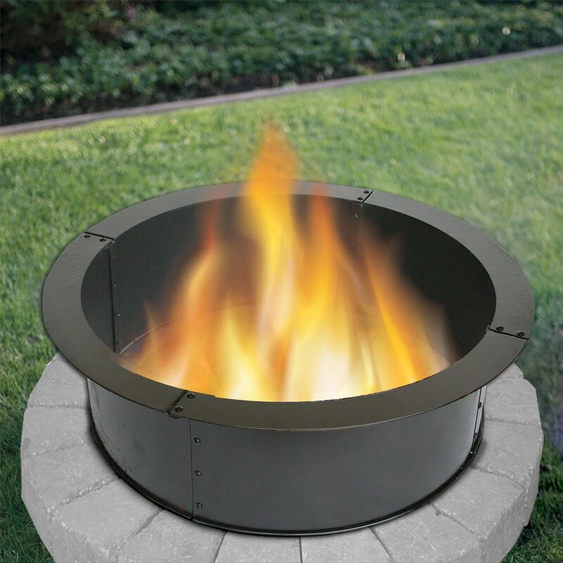 Arlmont & Co. Brenden Steel Wood Burning Fire Ring | Wayfair