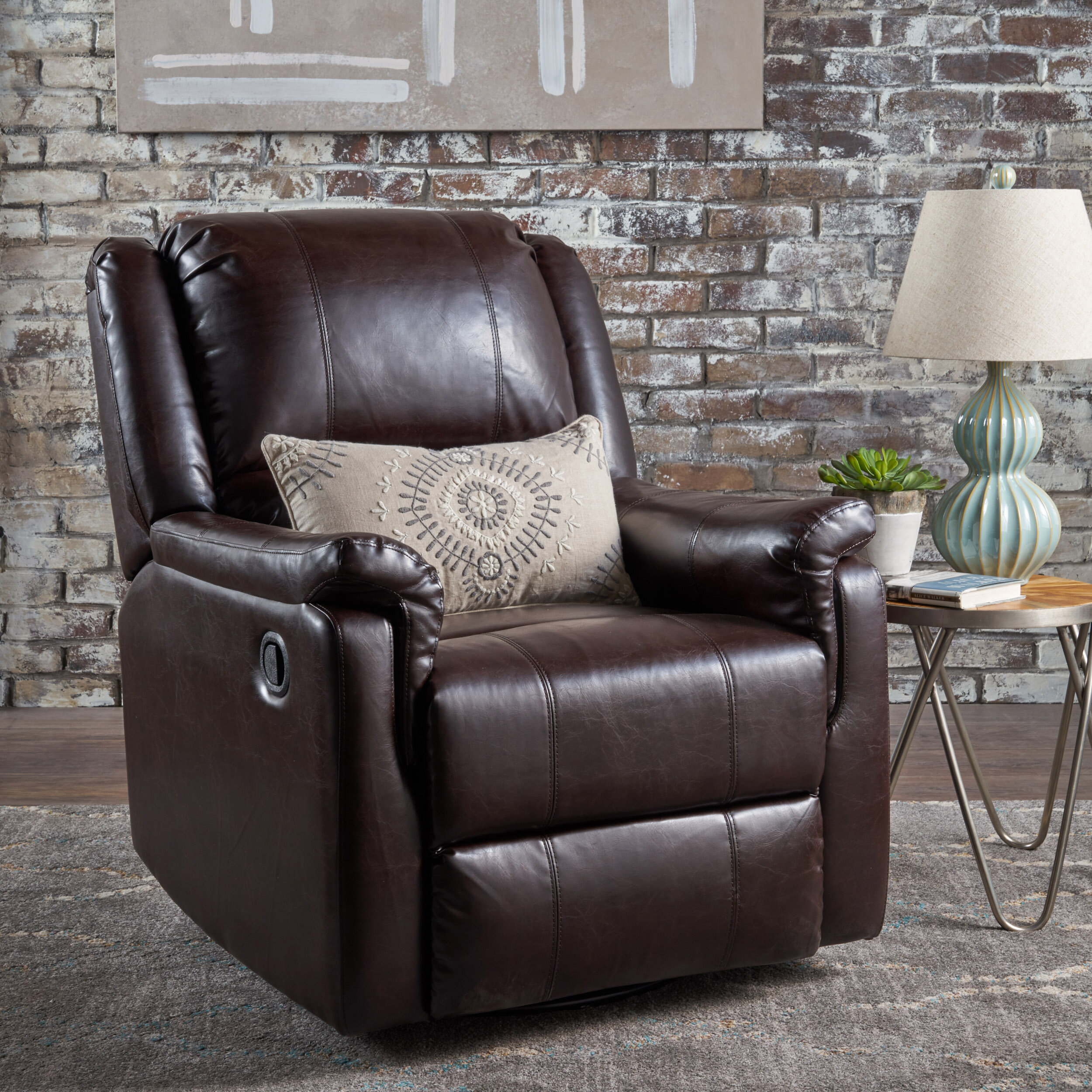 neoma manual swivel rocker recliner