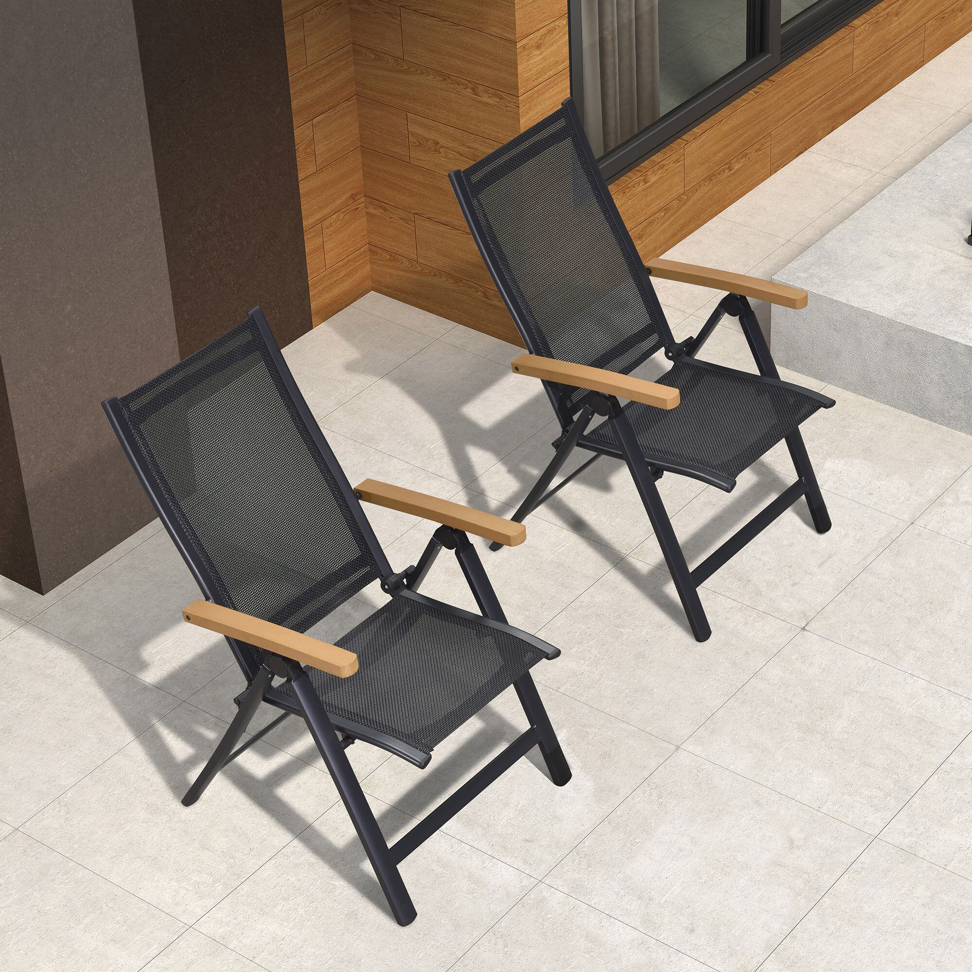 folding chairs set of 2