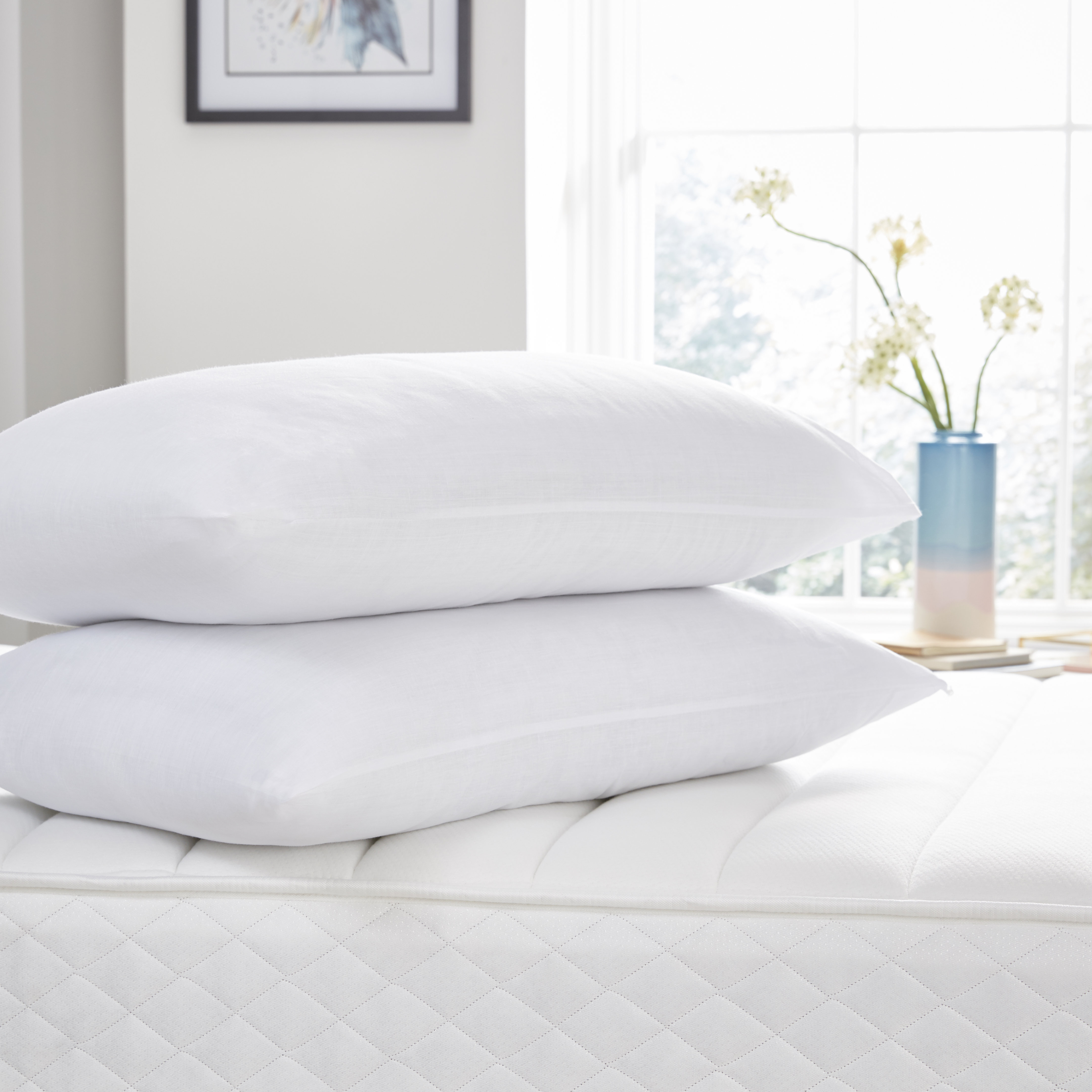 Silentnight Bounceback Pillow 2 Pack Silentnight Bounceback Pillows 4