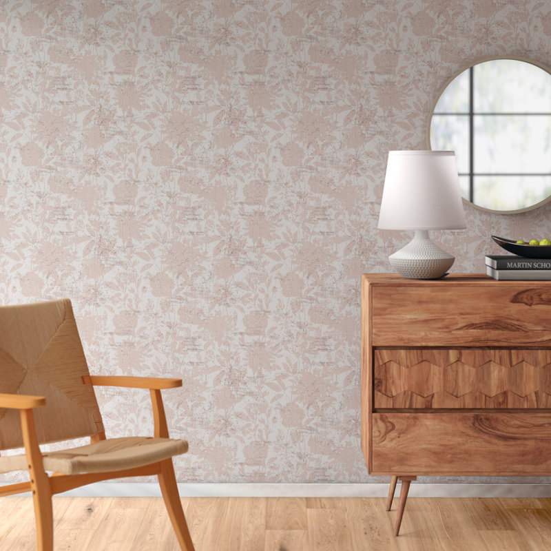 Domingo Garden Floral 16 5 L X 20 5 W Peel And Stick Wallpaper