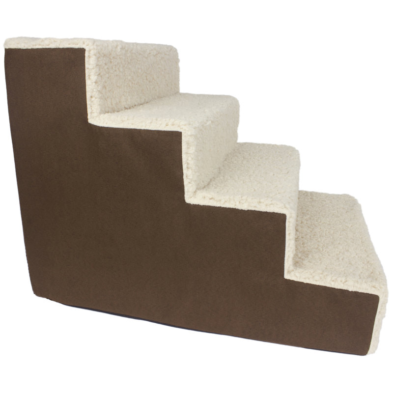 4 step foam pet stairs