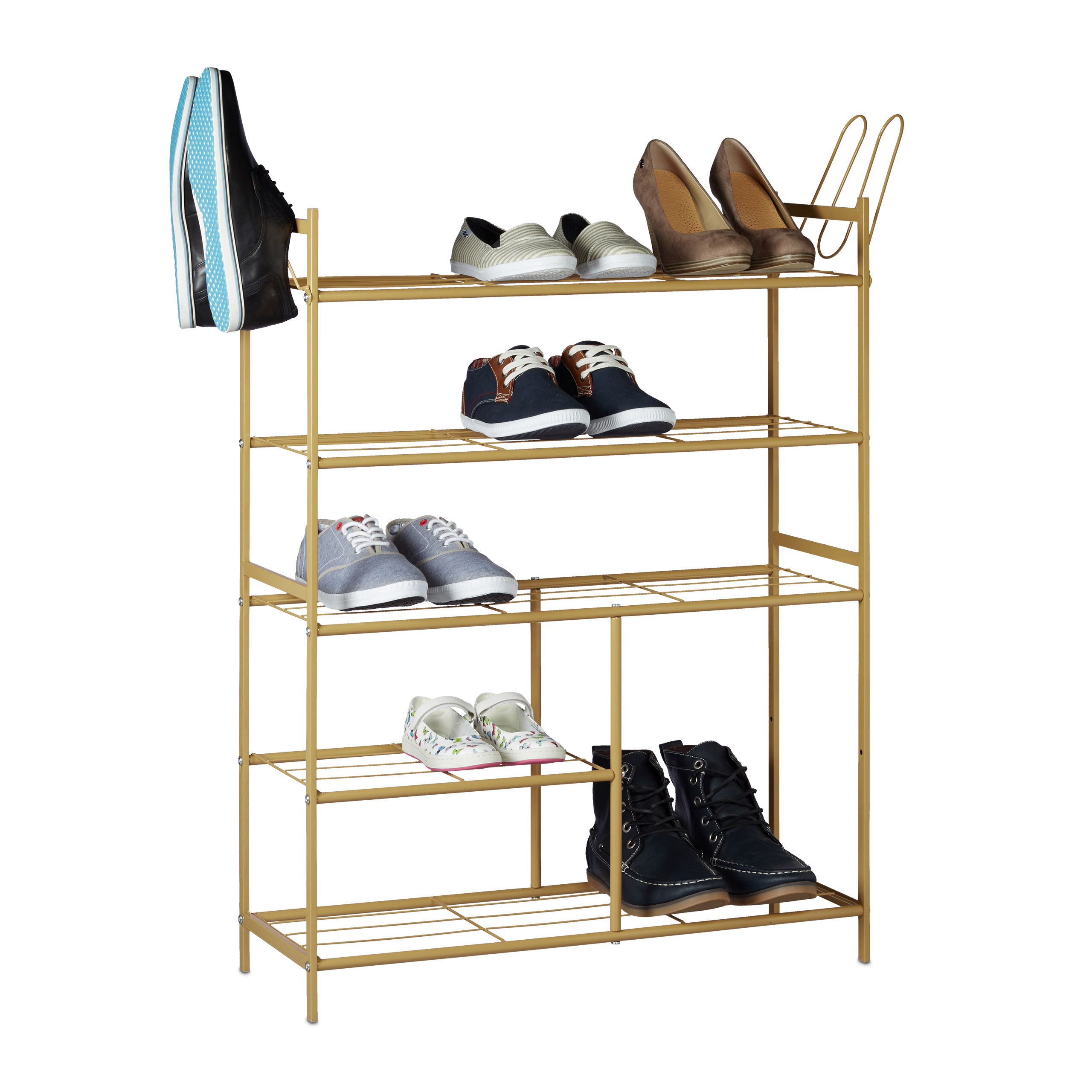 Rebrilliant 5 Tier Shoe Rack Reviews Wayfair Co Uk