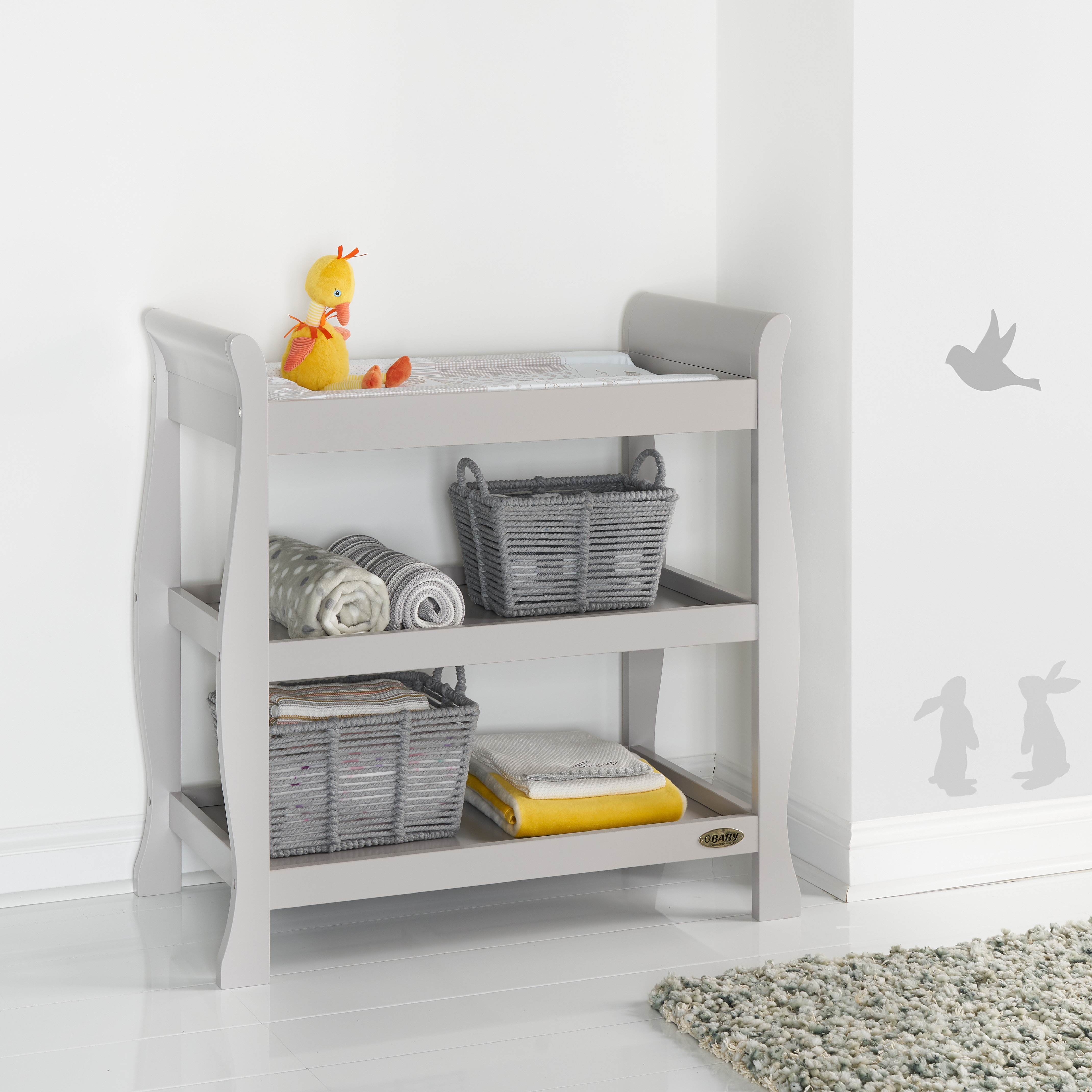 open changing table