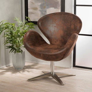 Bayard Swivel Armchair by Williston Forge Reviews