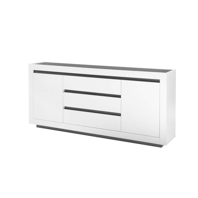 Metro Lane Friary 200Cm Wide 3 Drawer Sideboard | Wayfair.co.uk