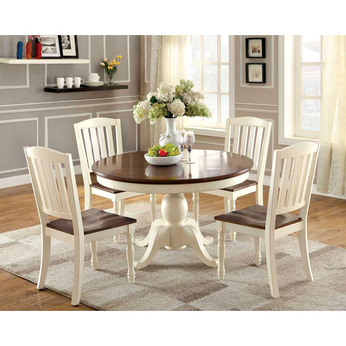 A Cottage Oval 9 Piece Solid Wood Dining Set A Cottage Oval 9 Piece Solid Wood Dining Set