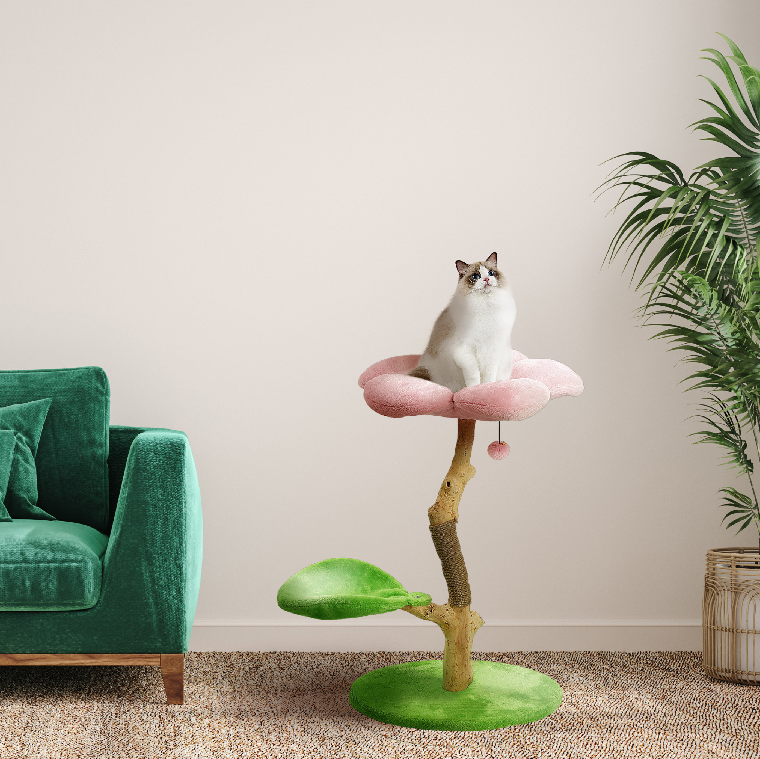 Tucker Murphy Pet™ 34" Venturi Flower Cat Tree Wayfair