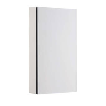 Wrought Studio Stites Bevel Mirror 15 X 26 Surface Mount Frameless Medicine Cabinet With 3 Adjustable Shelves Wayfair