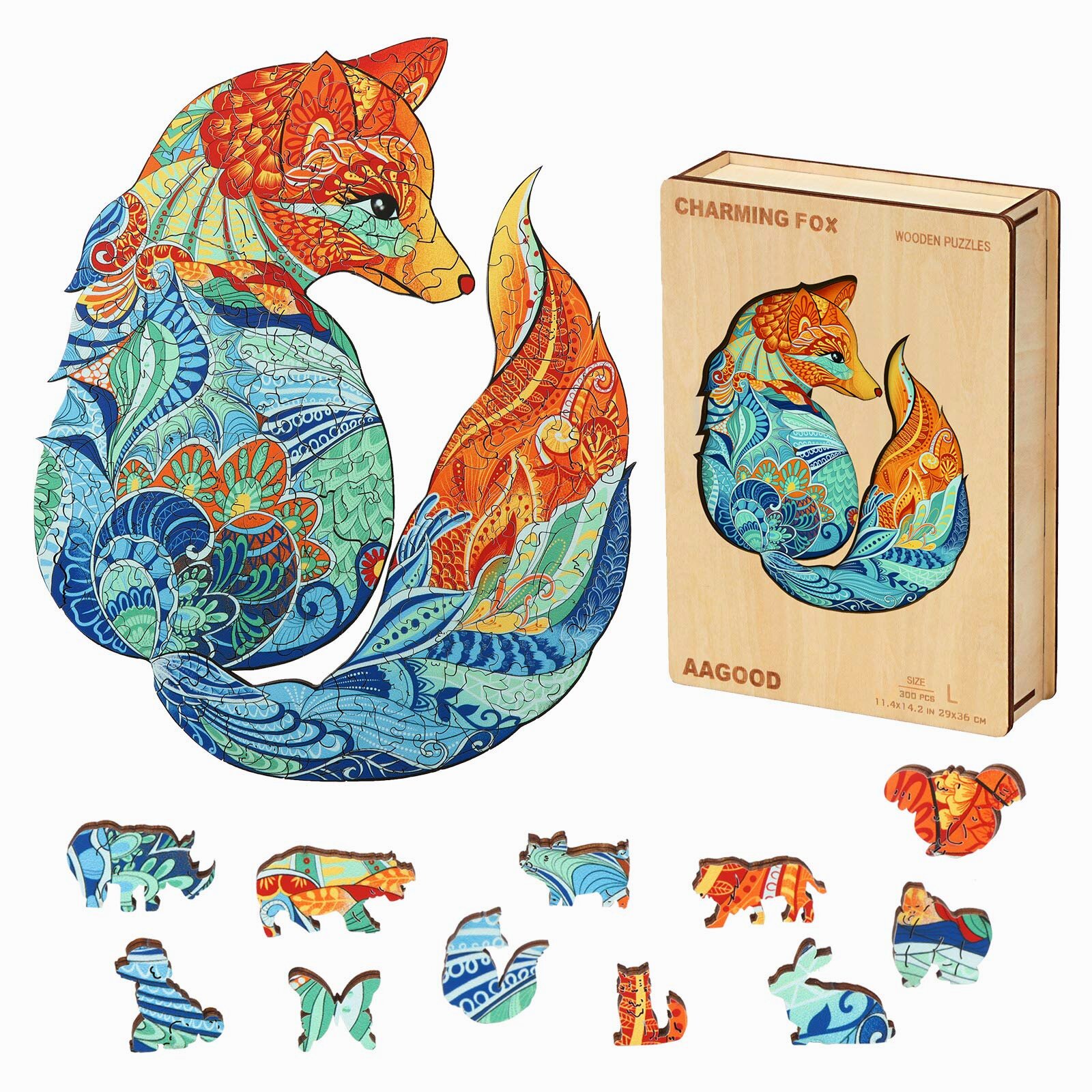 3D Wooden Jigsaw Puzzle Owl Puzzle for Adults & Teens Kids Unique Design Gift 