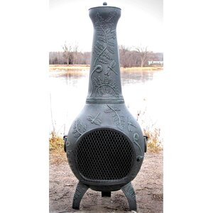 Aluminum Wood Burning Chiminea