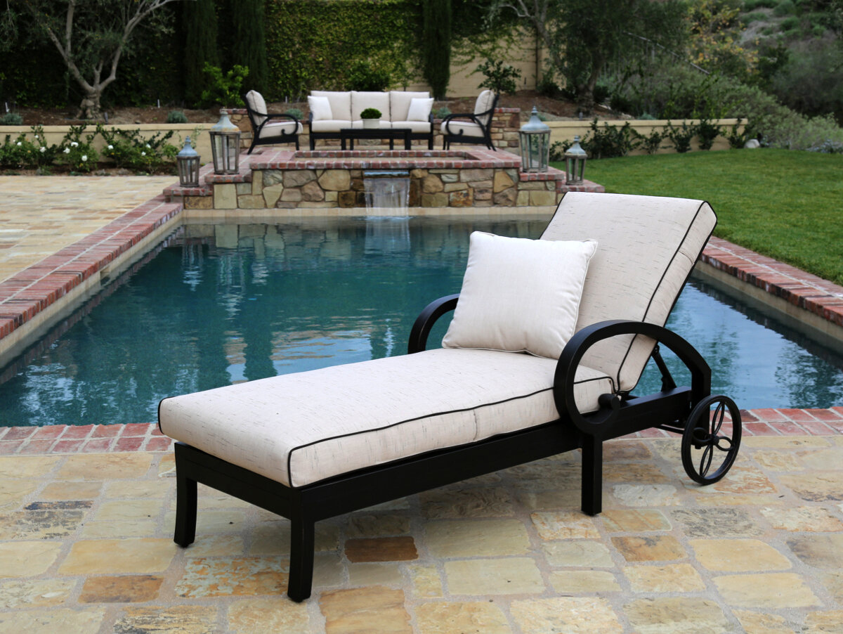 Sunset West Monterey Chaise Lounge With Cushion Wayfair