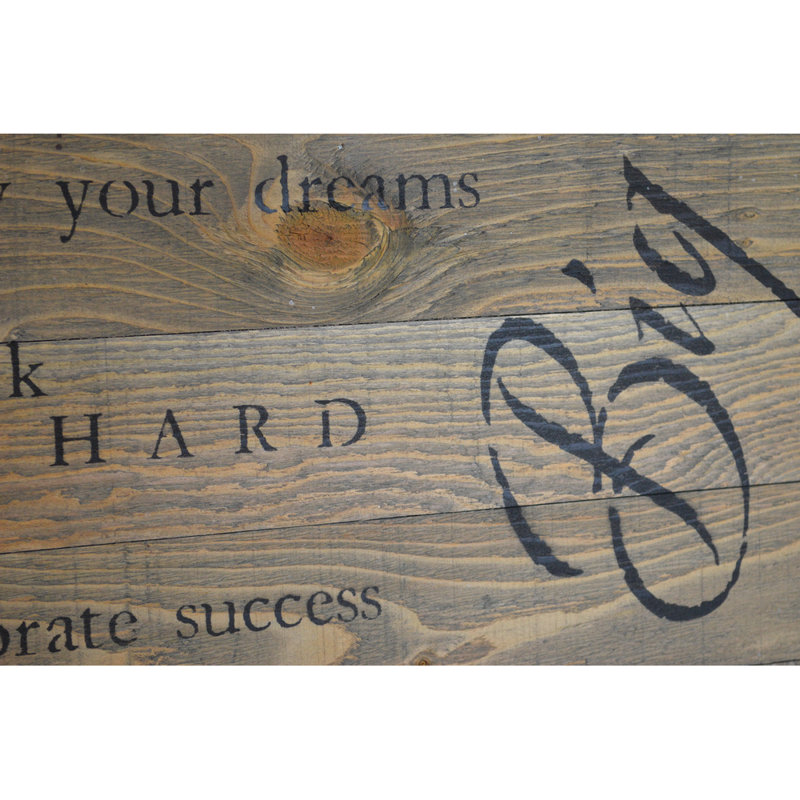 Firesidehome Dream Big Wooden Pallet Sign Wall Decor Reviews