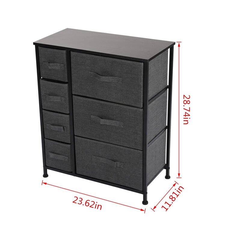 Details about   7 Drawers Dresser Closet O Hallway Furniture Storage Tower Unit for Bedroom