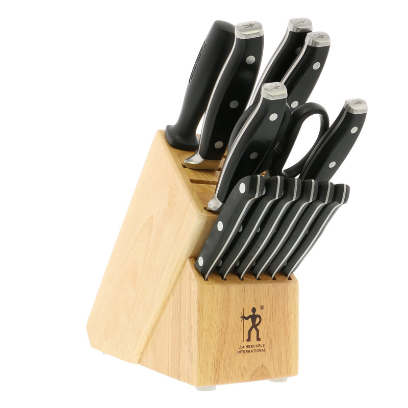 Henckels Forged Premio 14 Piece Knife Block Set Reviews Wayfair