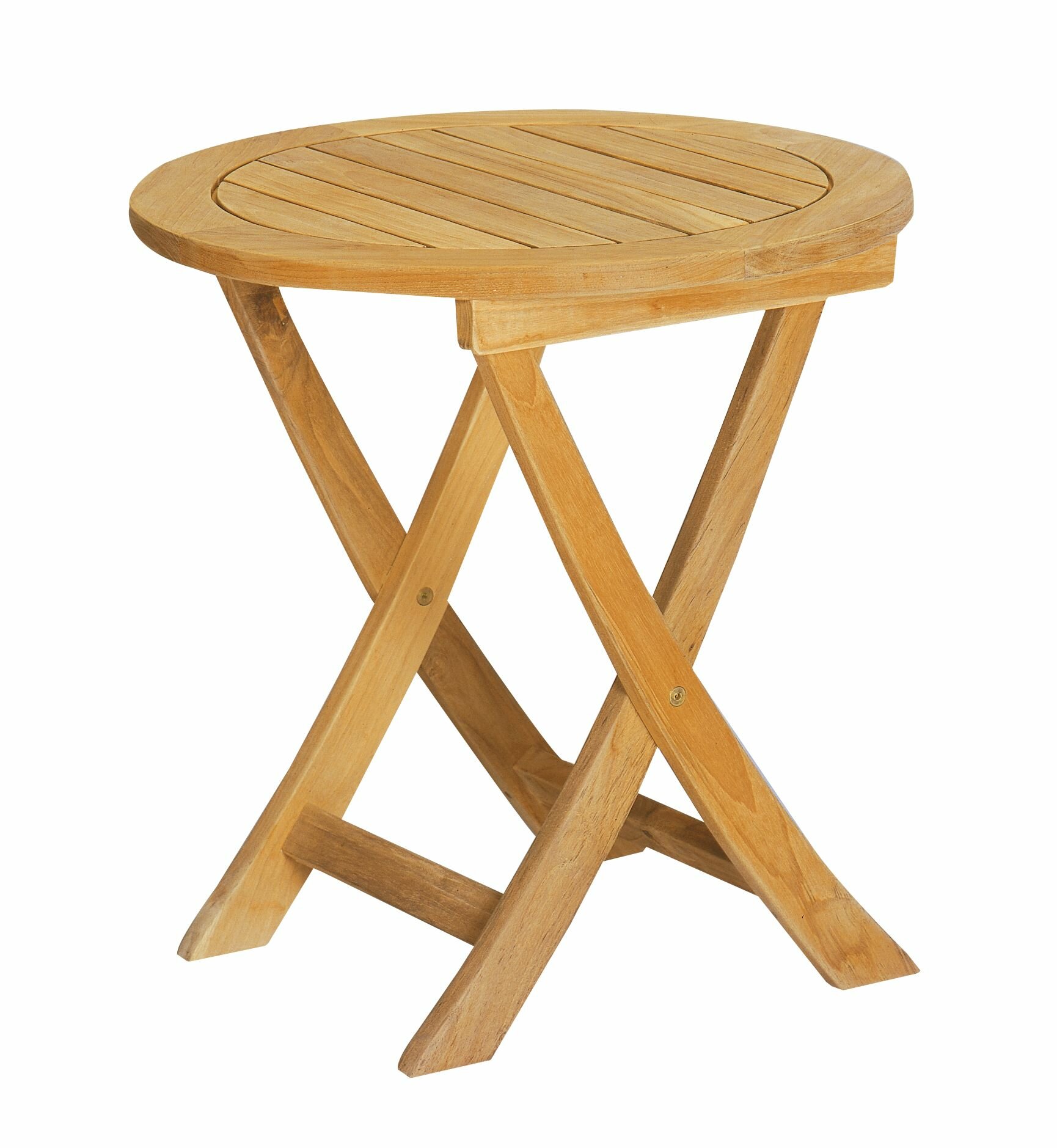 Hiteak Furniture Perrie Folding Teak Side Table Perigold