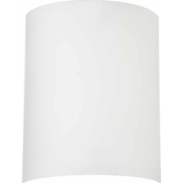 Volume Lighting 12 H Glass Drum Wall Sconce Shade Screw On In White Wayfair