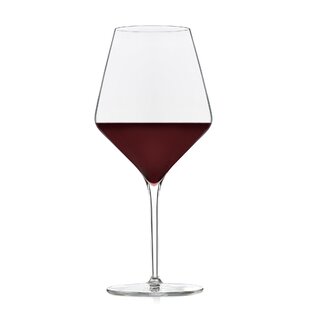 Libbey Glass Vina Valentine's Day Red Stem 16oz Wine Glasses Set of 4 