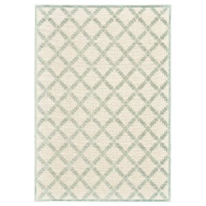 Prioleau Cream/Mint Area Rug