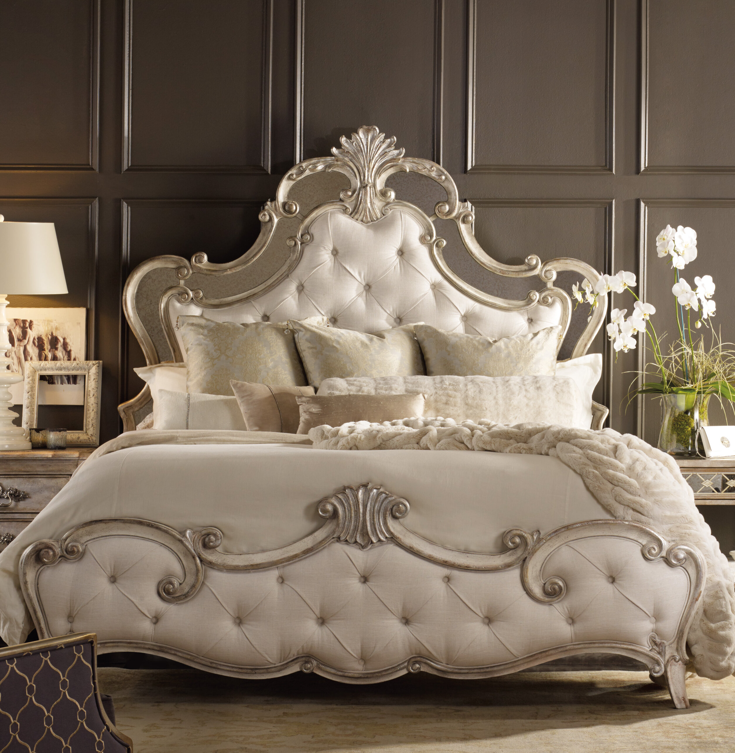 Sanctuary Upholstered Panel Bed