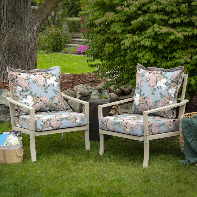 Ophelia Co Giovanny Floral Outdoor Lounge Chair Cushion Reviews Wayfair