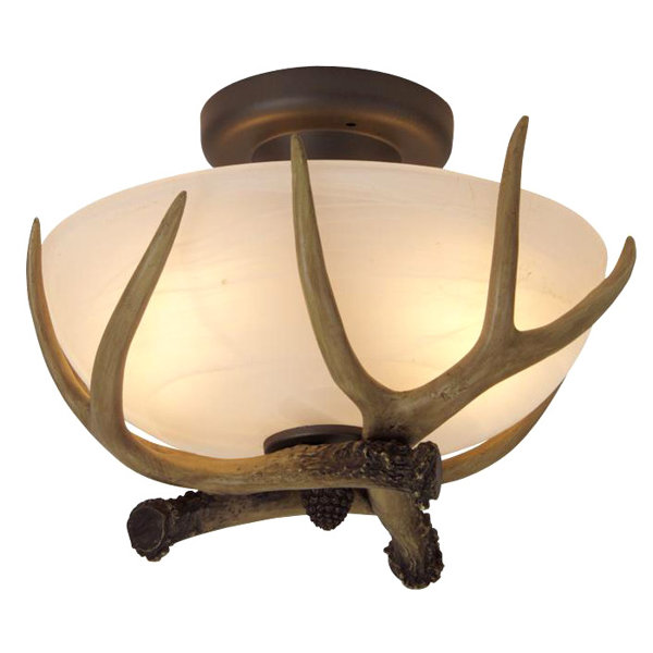 Deer Antler Ceiling Lights Wayfair Deer Antler Ceiling Lights Wayfair