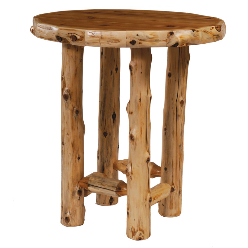 Fireside Lodge Traditional Cedar Log Dining Table | Wayfair