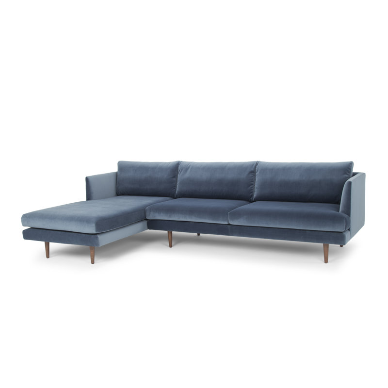 Celia Velvet 112 Sectional Reviews Joss Main