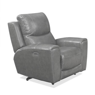 Palmateer Leather Power Recliner by Red Barrel Studio Great Reviews
