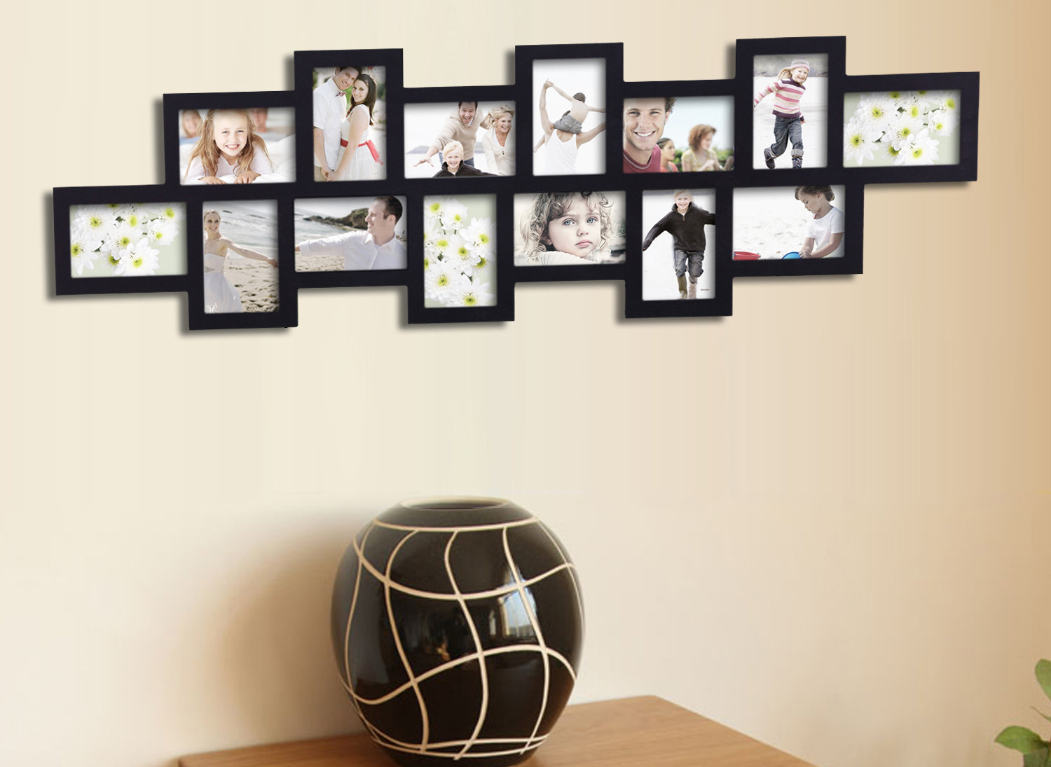 Adecotrading 14 Opening Decorative Wall Hanging Collage Picture Adecotrading 14 Opening Decorative Wall Hanging Collage Picture Frame Reviews Wayfair