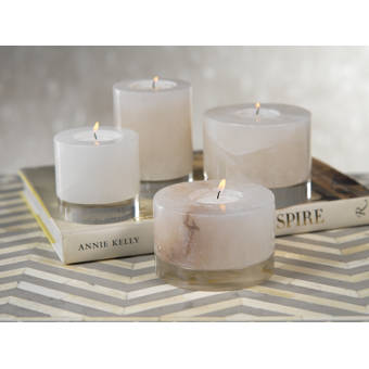 18karat Selenite Small Stone Votive Reviews Wayfair