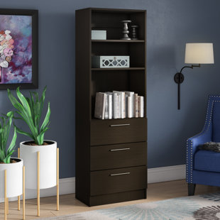 Bookcase With Bottom Drawers Wayfair